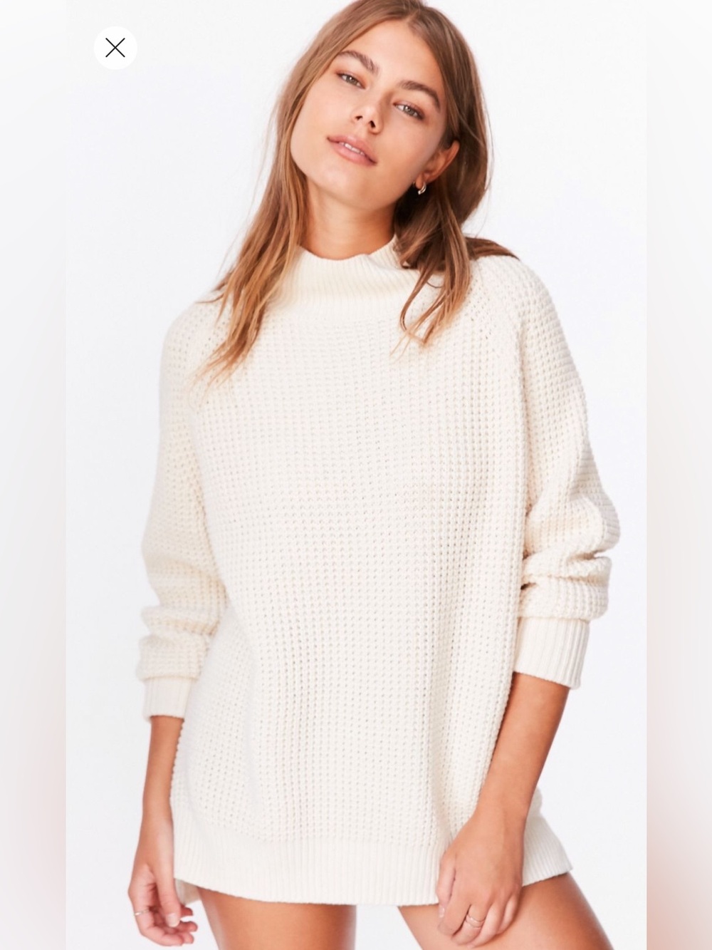 BDG Cream Turtleneck Sweater
